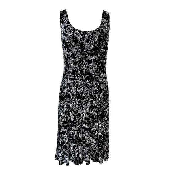 Chico's | Dresses | Chicos Travelers Tank Flared Dress Nwot | Poshmark
